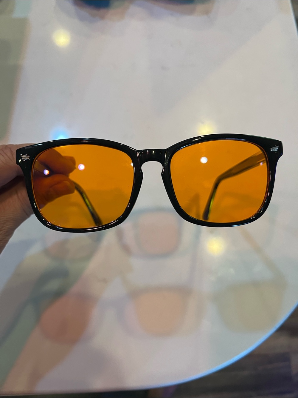 Sleep ZM Blue-Light Blocking Glasses; 99% Sleep Aid Orange Lens